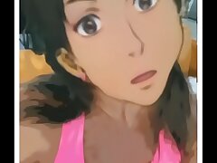 Anime Cougar Aubrey Ebony drills youthfull pool fellow