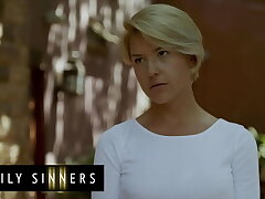 Hot Platinum-blonde Cougar (Kit Mercer) Blows Pounds Her Step Son Van Wylde - Family Sinners