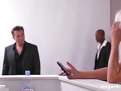 Wifey Gets Caught with Big black cock in her Jaws
