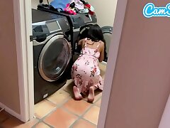 Boinked my step-sister while doing laundry