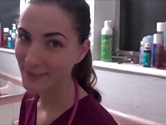 Hot Nurse Step Mommy Let's Stepson Spunk Inside Her - Molly Jane - Family Approach