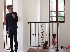 SISTERS pursue and fuck Cherry Brother- Aria lee & Luna Opponent