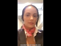 Slip off concomitant uses in-flight wifi yon shoelace cam more than camsoda!