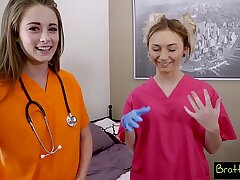 Bratty Sis- Tiny Step Stepsister Nurses My Sausage S8:E10