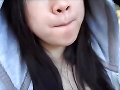 Public Pipe Flash! Stranger Girl Caught Fellow Milking off in Public and Helped him Cum! Handjob, Sex and Internal cumshot