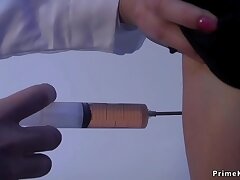 Hysterical patient anal invasion fucks physician