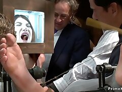 Blonde and red-haired assfucking fucked in public