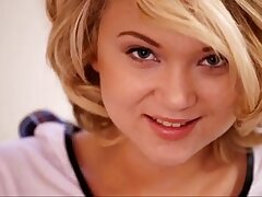 Small school nubile fucks her way to internal ejaculation