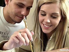 MMVFilms Old man fellating cum out of a teenager her snatch