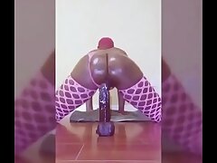 Brittney jones rail and nads all over faux-cock
