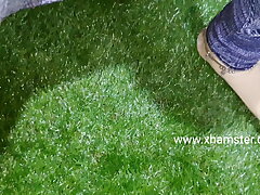 Desi Bengali duo outdoor fuck-a-thon in Park clear Audio