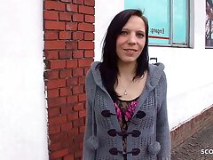 Slim German College Gal Pickup and Casting Screw by older Guy