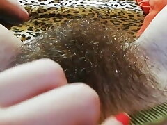 Steaming fur covered vag huge ejaculations