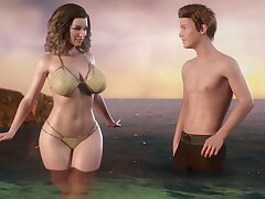 Treasure of Nadia- Busty cougar gets porked and creamed
