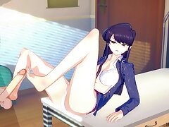 Komi Gives Enjoyment By Feet Only