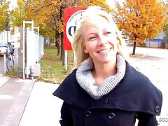Adorable German School Girl Pickup and Casting Pulverize by Ugly Guy
