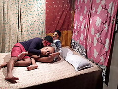 Indian Homemade Duo Orgy Desi Girlfriend Seducing Lover