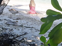 Hookup On The Beach - First-timer Naturist Voyeur