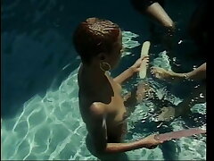 A pool party turns into a hard-core shag orgy
