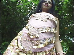 Wild bellydancers with excellent funbags do tribbing with toy