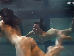 Underwater &ndash; sexiest honeys ever massaging titties