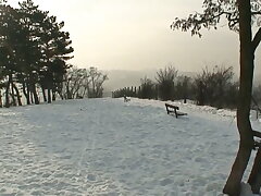 They are so insane that they have fuckfest in the snow shamelessly