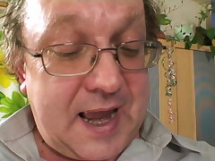 Probing is no fun the mature man's cock is much more
