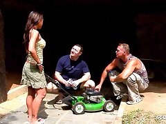 Lil Thai Gal seduce to Tough Assfucking Public 3some by Tourist