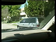 Cutie gets picked up in a laundromat then takes a ginormous cock in all 3 fuckholes