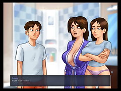 Summertime Saga Cap Ten - Mi Madrastra Me Hace Una Paja En La Ducha