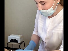 Dude spontaneously jizz right on the procedure from the beautiful Russian master SugarNadya