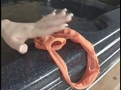 Youthfull chick  gets smashed in douche