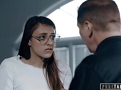 PURE TABOO Priest Convinces Teenie To Capitulate Her Anal invasion Purity