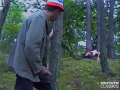 Private Classics, Double penetration in the woods