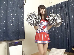 A Shy, Beautiful Cheerleader from Famous University makes AV Debut?