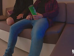 I put my trouser snake in a cell of chips and obeyed my stepmom! HER reaction was amazing!