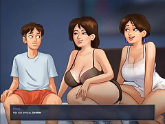 Summertime Saga Cap 16 - A Threesome With My Stepmom And Her Mate