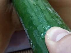 This bitch deserves to have everything put into her, starting with abig cucumber