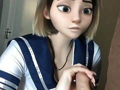 First video of molten college girl duo from Spain