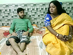 Desi lonely bhabhi romantic rock hard fuckfest with school stud ! Cuckold wife