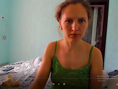 here 1 hour with me for you - streaming 31-05-2022  Part 1 - in no my house. I rent room. Display tits , pussy on back lay,
