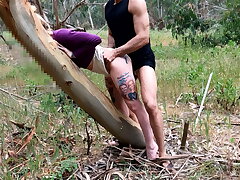 Mountain Hiking and Crazy Outdoor Sex!