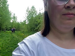 Flashing Tits. Big All-natural Baps Outdoor.