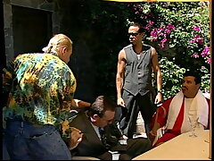 Mafia manager orders girl to inhale off the boys