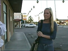 Randy dude meets a nymph in the street and brings her home to pound