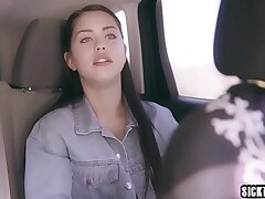 Teenager latina baby sitter poked by a pervy mansion holder