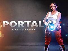 Spanish Hotty Katrina Moreno As Huge-chested Chell From Portal Gives Elation To You