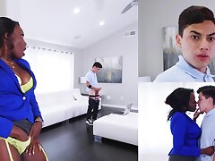 BANGBROS - Ebony Cougar Osa Lovely Showcasing Her Strung up Stepson Some Enjoy