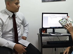I FUCK MY Instructor AFTER CLASS AND MAKE HIM Jism ON ME