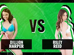 TeamSkeet - Battle Of The Honeys - Riley Reid vs. Dillion Harper - Who Wins The Award?